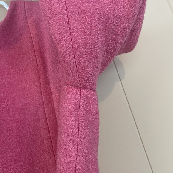 Anne Klein Pink Open Front Short Wool Mix Blazer Size 8P (Petite) - Picture 6 of 9